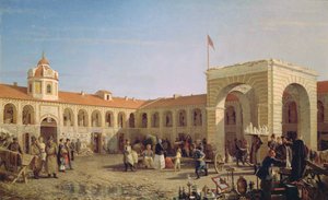 Marché Apraksin à Saint-Pétersbourg, 1862